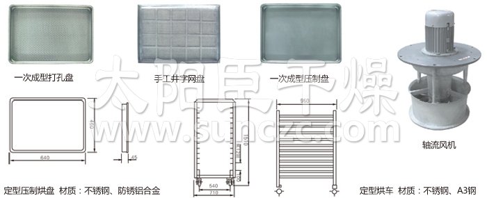 Hot air circulation oven accessories